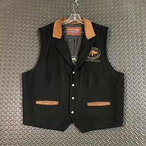 Saguaro West‎ Winchester Vest 4XL Wool Leather Legendary Commemoratives Cowboy